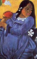 Woman with Mango