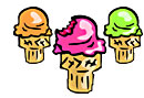 ice cream cones